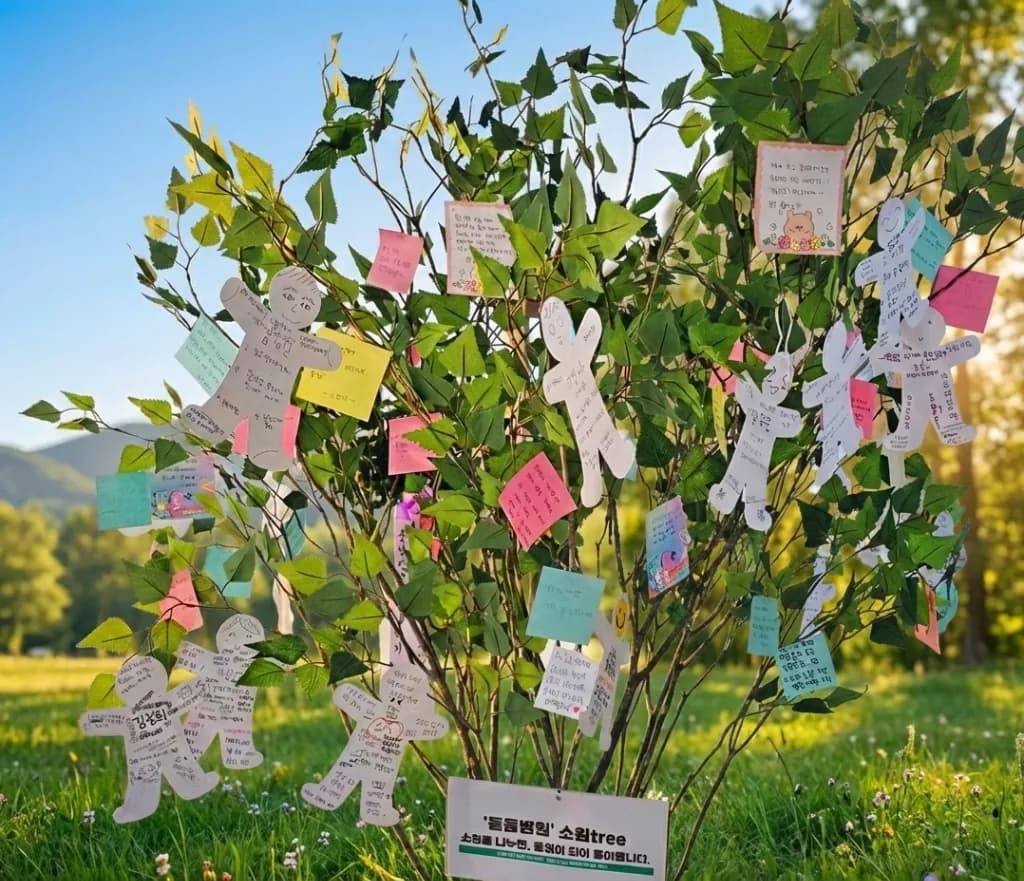 돋움병원 소원 나무